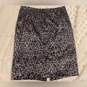 Ann Taylor pencil skirt size 0 Leopard Print